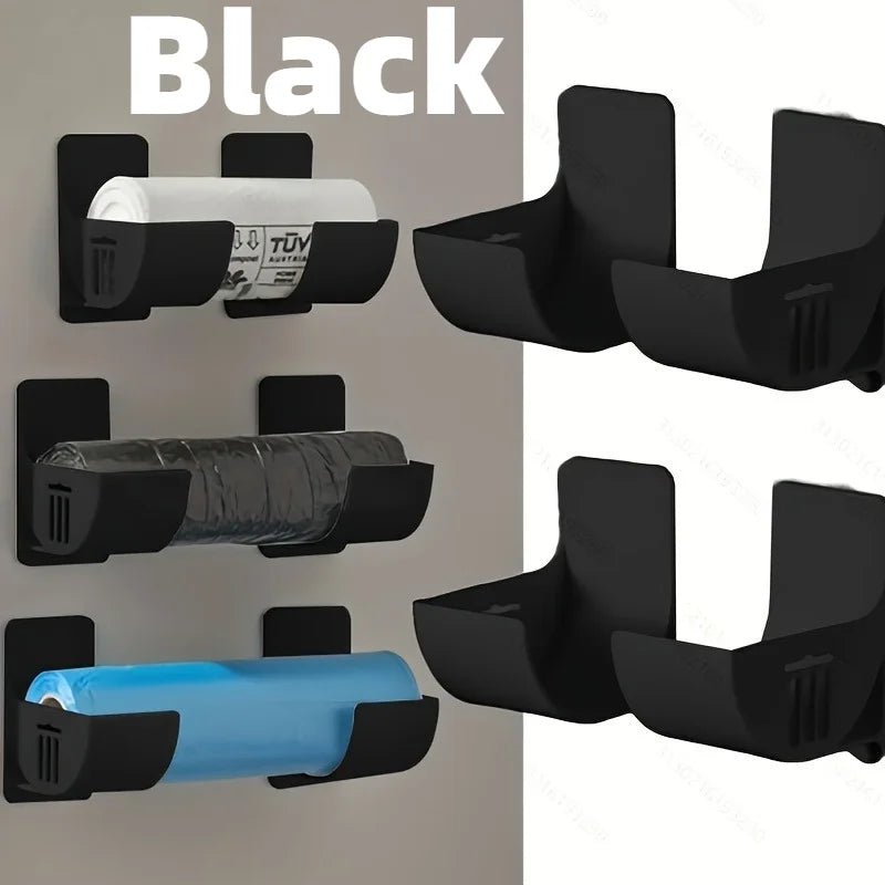 4pcs Over-the-Door Cabinet Organizer, No-Drill Adjustable Kitchen Countertop Storage Rack, Trash Bags, Umbrellas,Storage Rack.