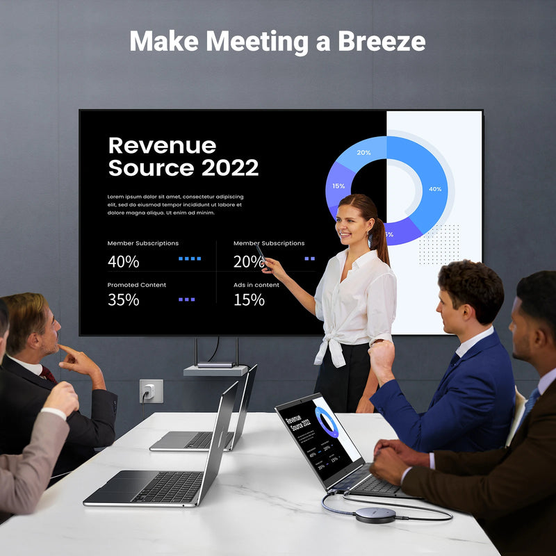 UGREEN Wireless HDMI Extender Kit 5G 50M Video Transmitter & Receiver 4K 30Hz Transmits Display Adapter for TV PC Monitor