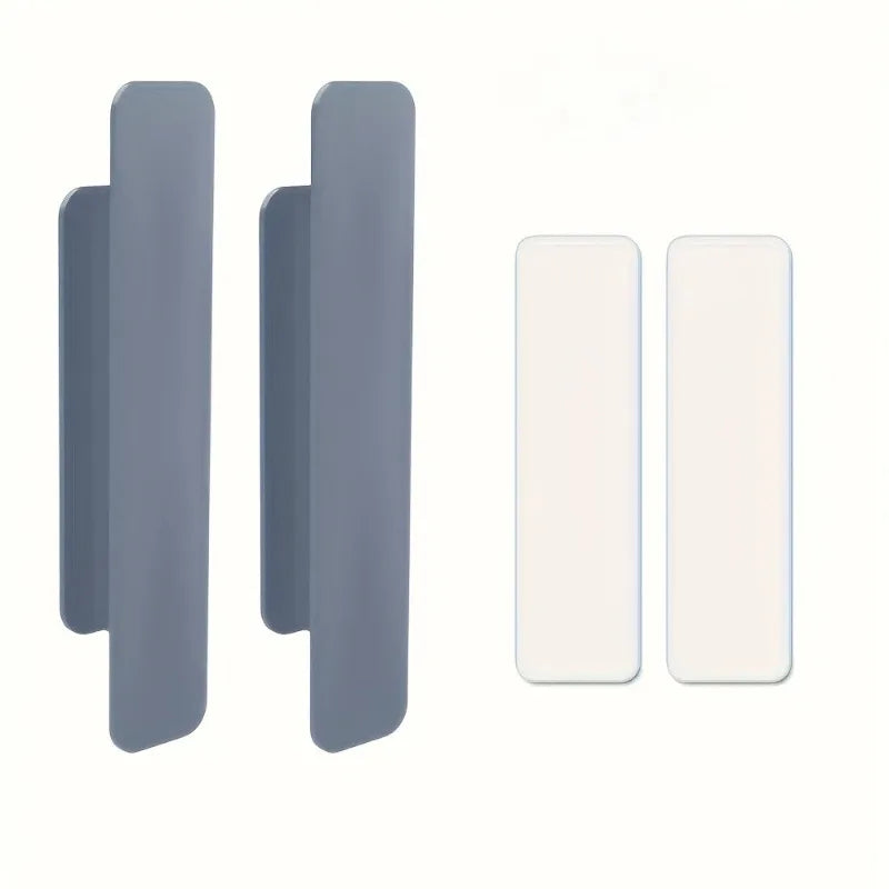 2pcs Non-punching Self-Adhesive Door Handle Without Punching, Multi-Purpose Handle, Paste Cabinet Handle, Door Handles.