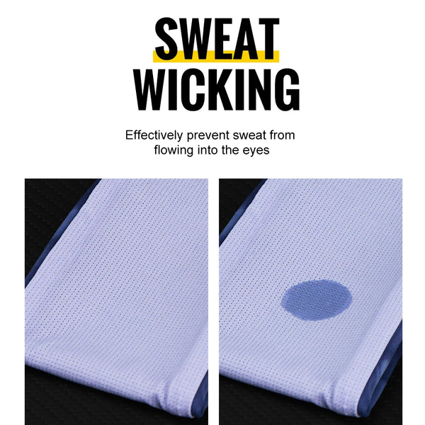 WRELS Running Headband Lightweight Moisture-Wicking Non-Slip Breathable Sweatband Sport Headbands for Running Fitness Basketball