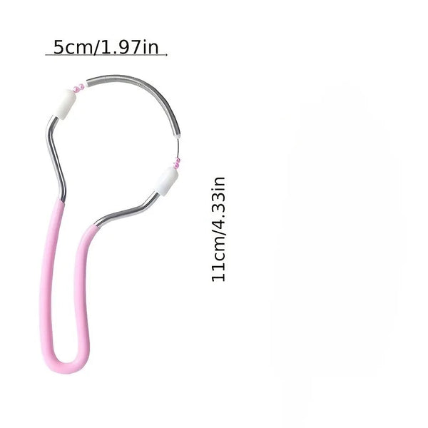 Facial Hair Remover Set, Spring Hair Removal Tool, Women's Lip and Face Shaver, Universal Device for Facial Beard and Leg Hair