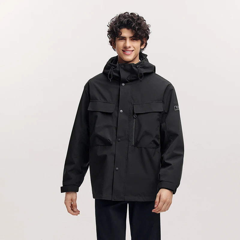 Semir Functional Jacket Men 2026 Spring Windproof Waterproof Stain-Resistant Two Piece Set Casual Versatile Outerwear
