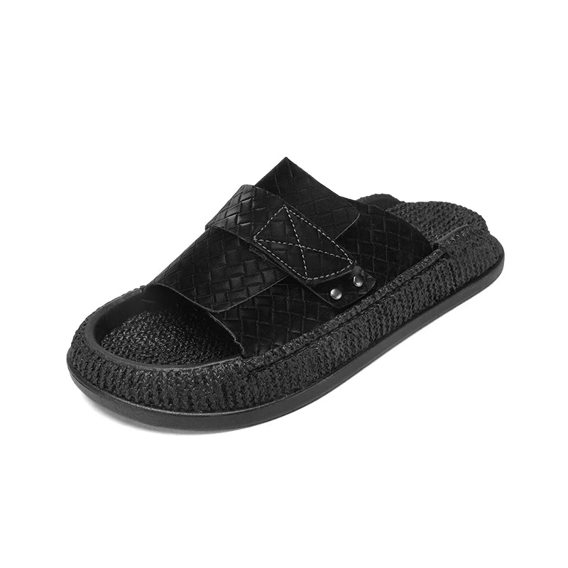 Men's slippers summer new soft-sole anti-slip sports outdoor casual walking slippers fashion youth Joker breathable beach shoes