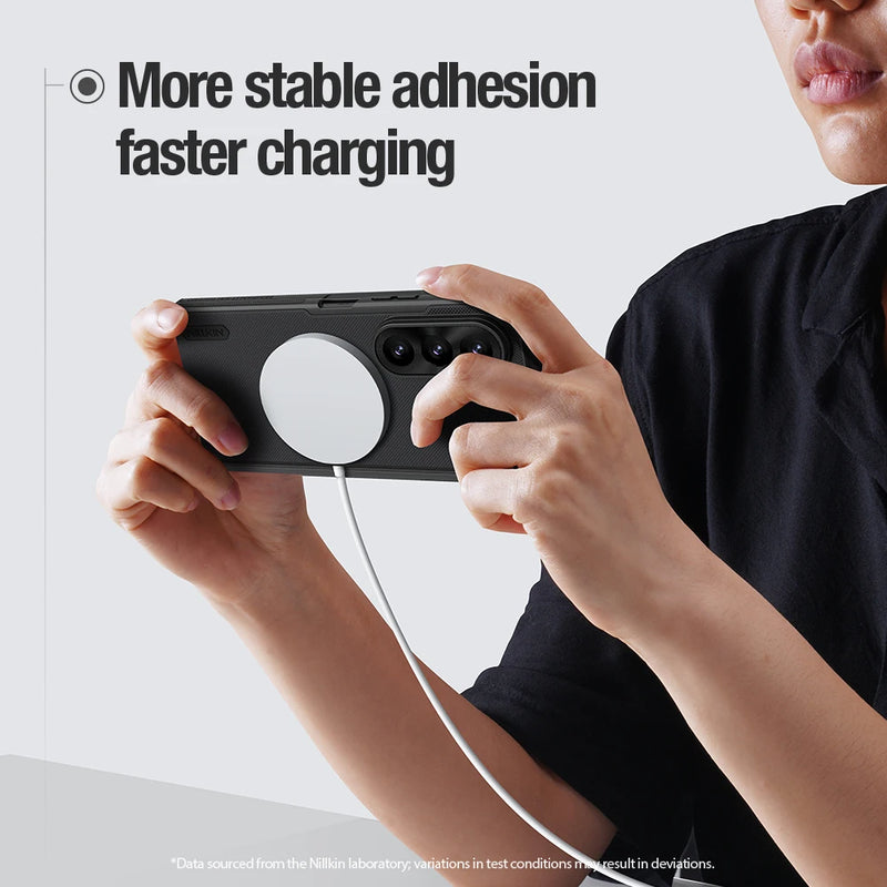 NILLKIN Magsafe Case For Samsung Galaxy Z Fold 8 Ultra Magnetic Wireless Charging Back Cover Anti Shockproof for Z Fold 8 Ultra