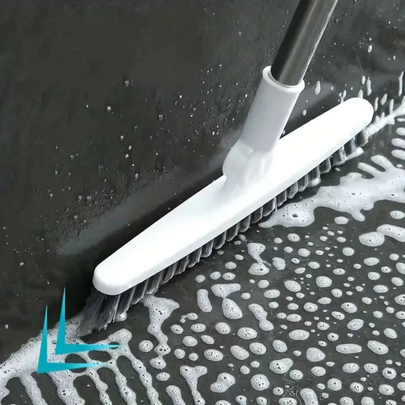 1pc bathroom floor and tile cleaning brush, stiff bristle brush, cleaning supplies, long handle brush, bathroom cleaning brush