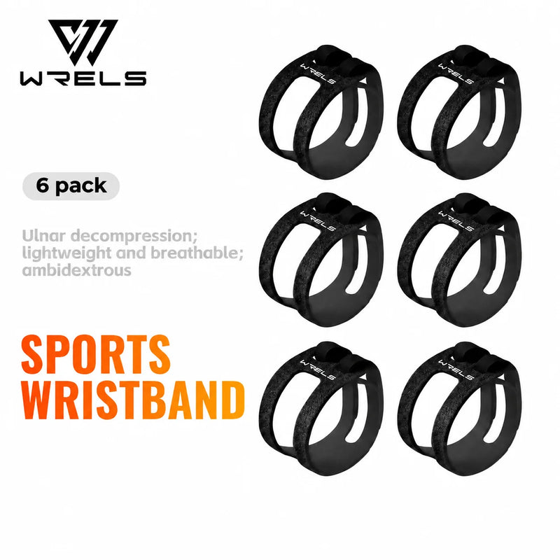 WRELS Sports Wrist Brace Adjustable Compression Wristband Breathable Prevent Sprain Gym Fitness Wrist Workout Support Strap