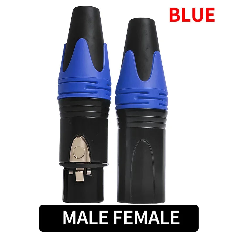 4/10/20pcs 3-Pin XLR Male to Female Adapter Connector for Microphone Audio Amplifier Plug Converter