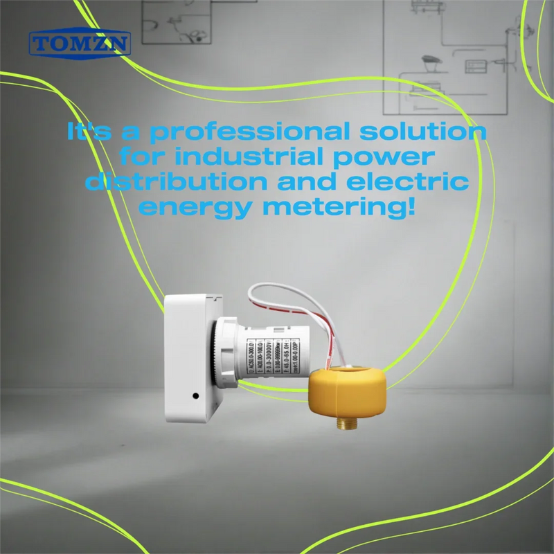 TOMZN 6-in-1 AC Multifunction Meter 50–300V 50/60Hz | Monitors Voltage Current Frequency Active Power kWh Energy Consumption