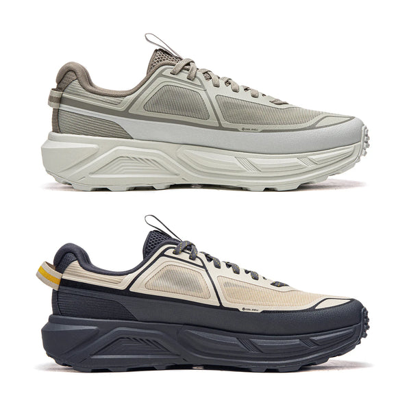 ស្បែកជើងឡើងភ្នំ Li-Ning Unisex AXJ STRIDE 2 ក្រៅផ្ទះ COOL SHELL មានខ្យល់ចេញចូលបានល្អ មានទ្រនាប់ជើង Rebound LiNing Walking Sneakers AHTW007
