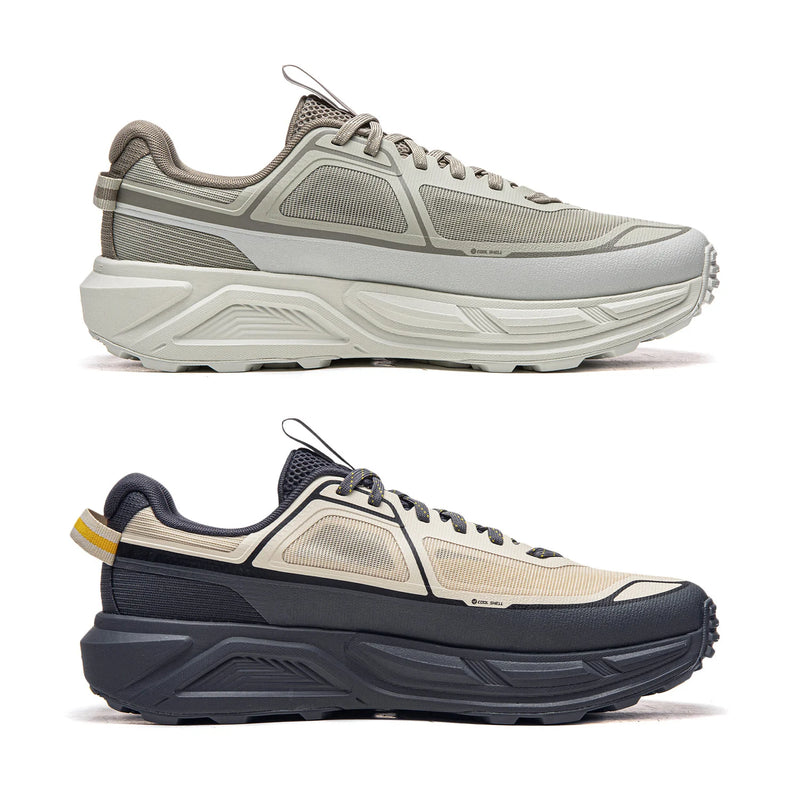 ស្បែកជើងឡើងភ្នំ Li-Ning Unisex AXJ STRIDE 2 ក្រៅផ្ទះ COOL SHELL មានខ្យល់ចេញចូលបានល្អ មានទ្រនាប់ជើង Rebound LiNing Walking Sneakers AHTW007