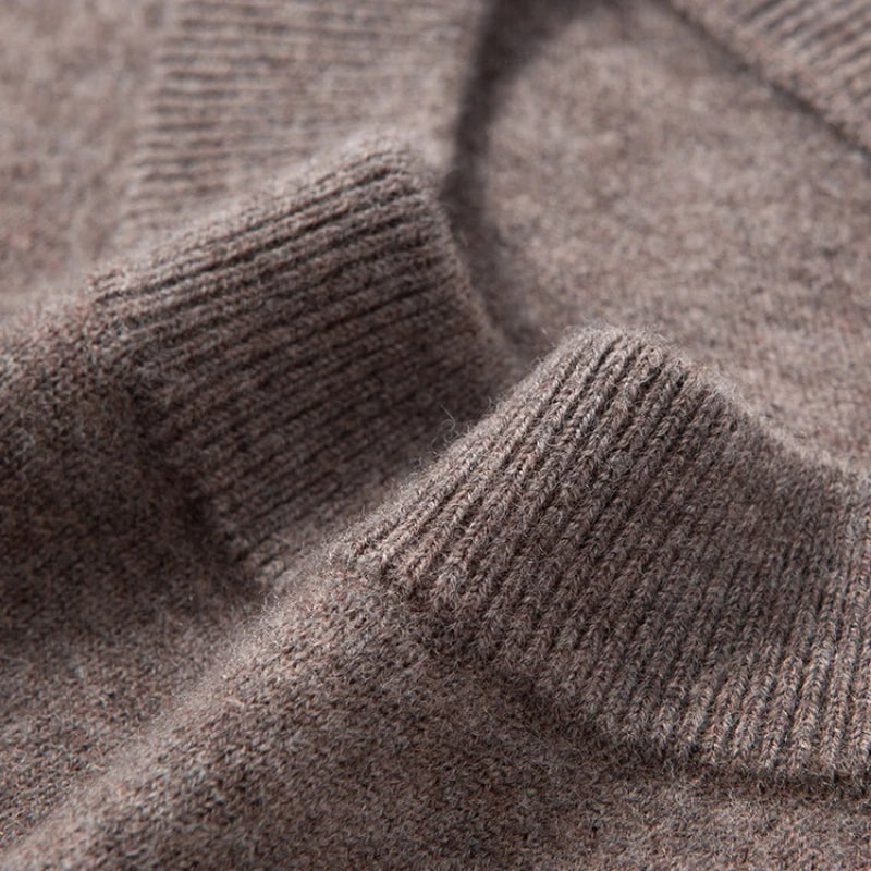 350g 100% Merino Wool Sweater, Anti-Pilling, 9 Colors Men's Round Neck Pullover Sweater - Versatile Base Layer or Outerwear