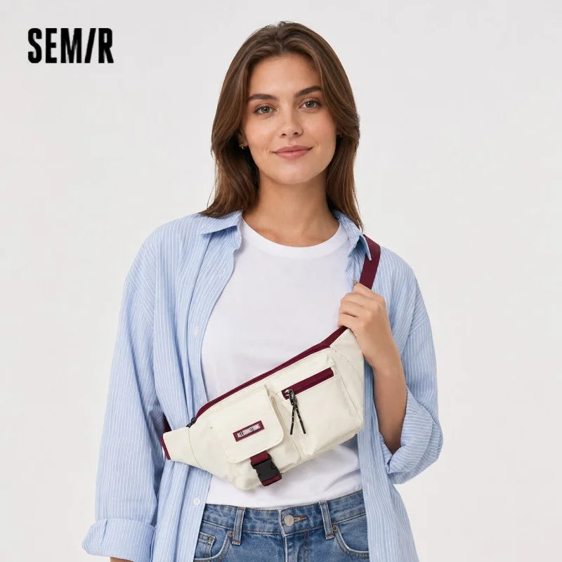 Semir Men Bag Workwear 2026 Multi Pocket Outdoor Crossbody Urban Casual Everyday Style Soft Comfortable Daily Wear Trendy