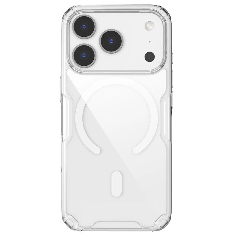 NILLKIN For iPhone 18 Pro Max Magsafe Case Nature Pro Lens Protection Clear TPU Back Cover For iPhone 18 Pro Magnetic Cases