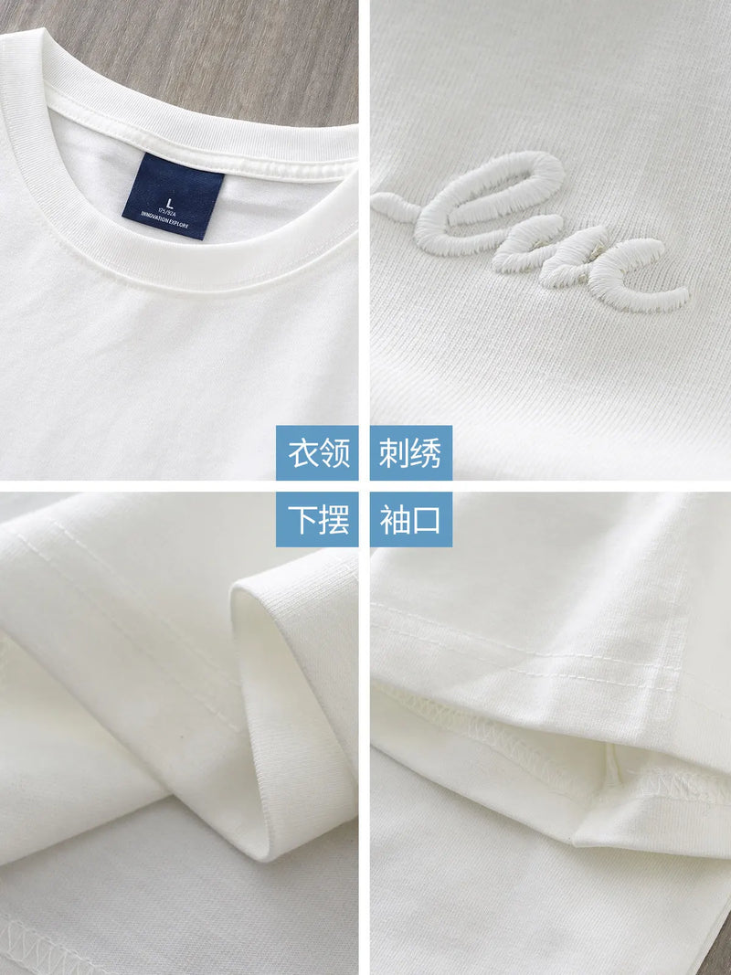 DUKEEN Men's Sorona Cool Touch Quick-Dry T-Shirt - Summer Short Sleeve with Embroidered Lettering and Premium Feel