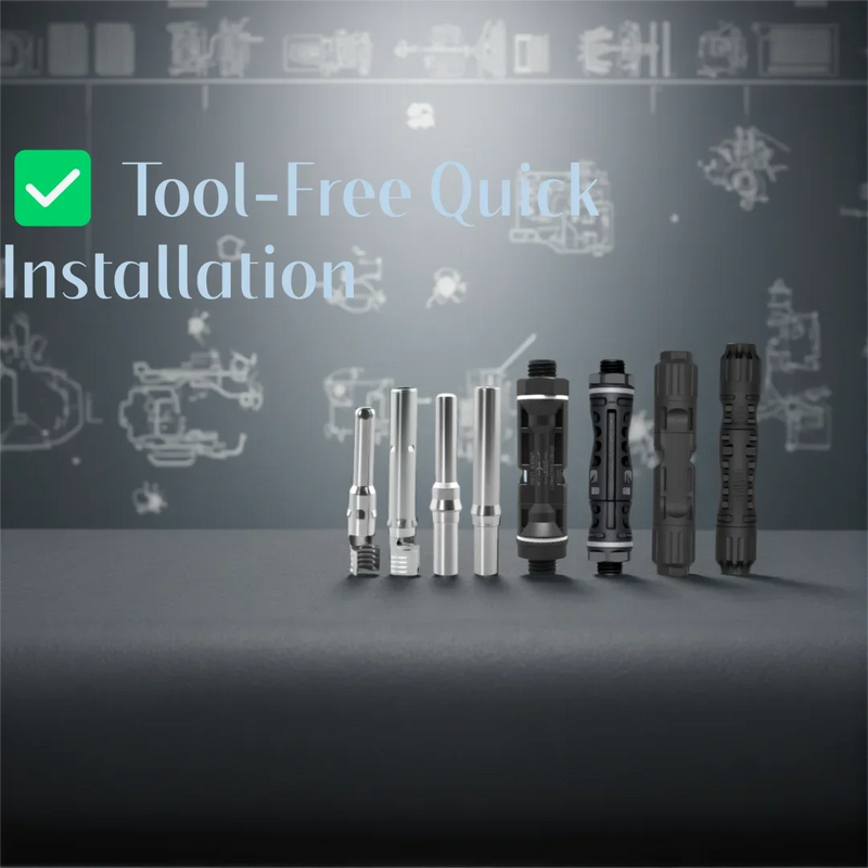TOMZN 2 Sets of PV Solar Connectors 1000V/1500V 32A45A Panel Branch for Photovoltaic WireBoard Terminal Box Inverter IP67 10-Lot