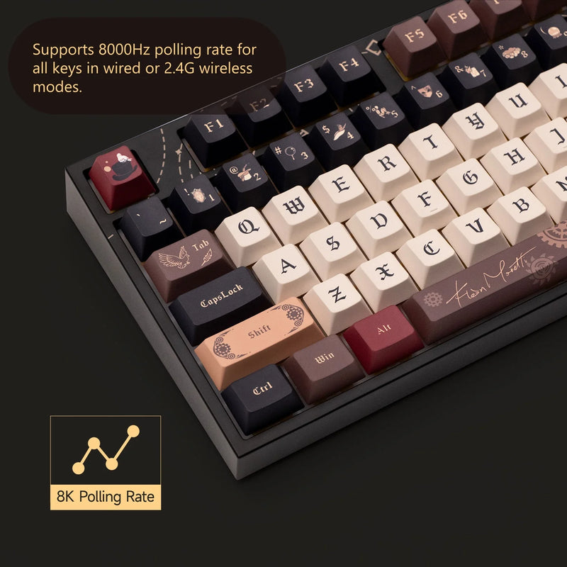Akko 5108 V5 Mechanical Keyboard Full Size 8K Per-Key Flex-Cut Hot-swappable RGB Type-C/2.4G&BT Wireless Gaming Keyboard Gasket
