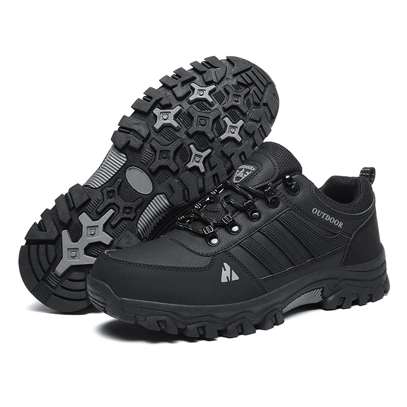 Men's Plus Size Outdoor Hiking Shoes Four Seasons Non-Slip Comfort Casual Walking Shoes Fashion Youth Joker Sports Running Shoes