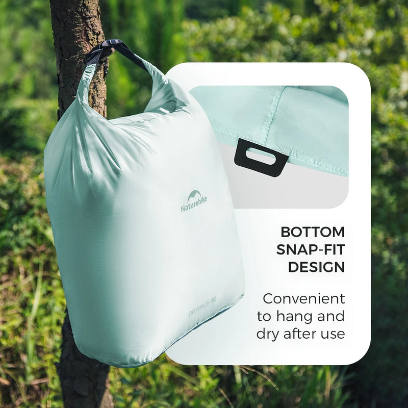 Naturehike 2026 Large New Outdoor Ultralight Roll Top PU2000+ Waterproof Storage Bag Picnic Camping Drinking Water Storage Bag