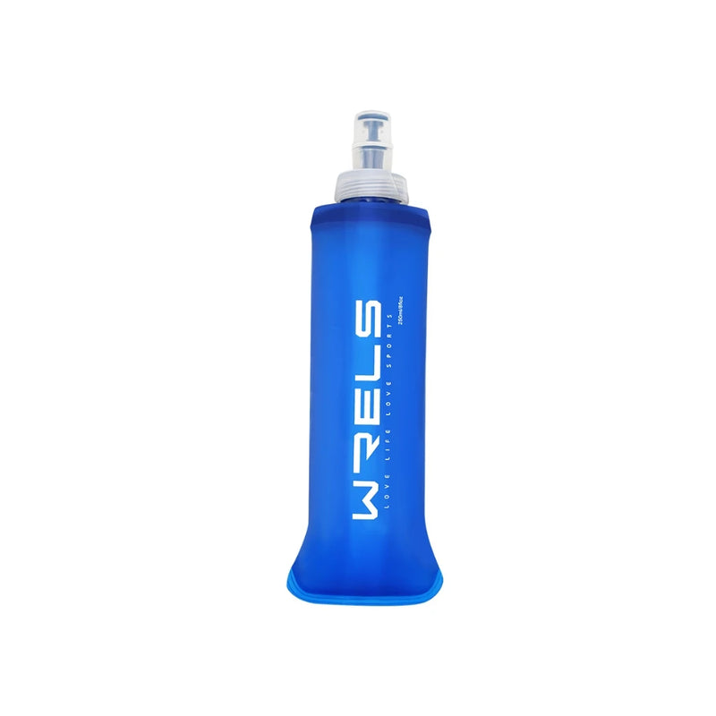 WRELS Water Bottle TPU BPA-Free Folding Soft Flask Outdoors Sport Water Bottle Running Camping Cycling Collapsible Water Bottle