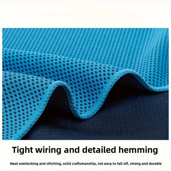 1pc Outdoor Sports Cooling Wet Towel, Suitable for Storage And Transportation, Sweat-Absorbing Quick-Drying Cooling Towel.
