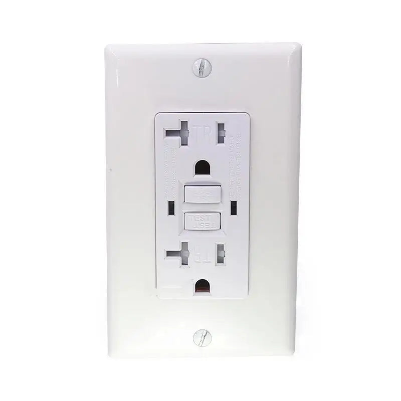 Us Standard 20amp Wall socket with 4AUSB port,American 15amp socket with power leakage protection,TypeC Smart 4.8A Fast Charging