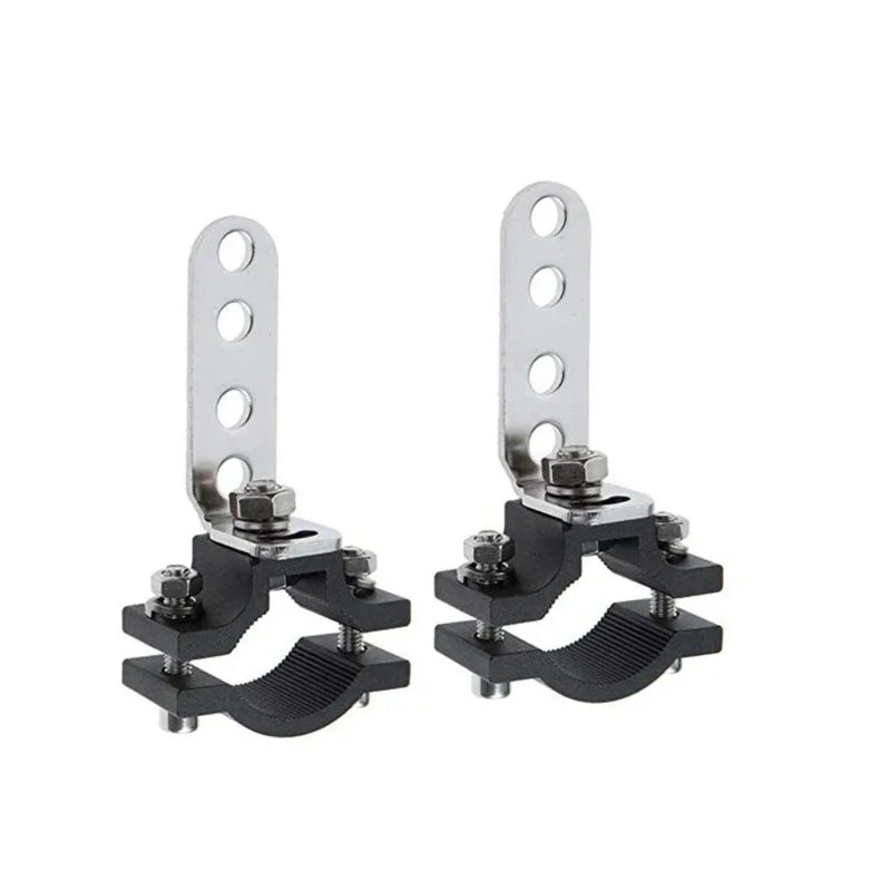 តង្កៀបម៉ោនភ្លើង LED ម៉ូតូ JOYINLED, ឧបករណ៍កាន់ក្ដាប់ជាសកលទំហំ 0.7-1.2 អ៊ីញសម្រាប់ភ្លើងស្តុបមុខរថយន្ត ATV UTV Bull Bar