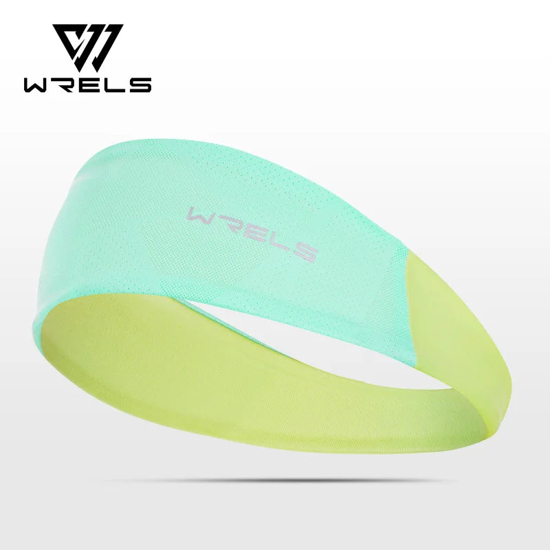 WRELS Sports Headbands Athletic Sweatbands Non Slip Elastic Sweat Hairbands Moisture Wicking Running Fitness Yoga Hair Band