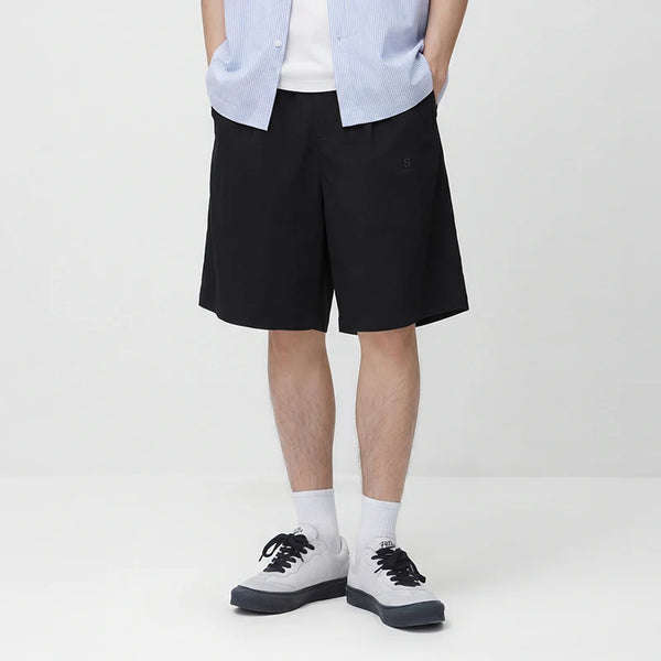 ខោបុរស Semir ធម្មតា Twill Micro Wrinkle Relaxed Drape Neat ខោខ្លីទាន់សម័យរដូវក្តៅឆ្នាំ 2026 អាវខ្លីសម្រាប់ពាក់ប្រចាំថ្ងៃ