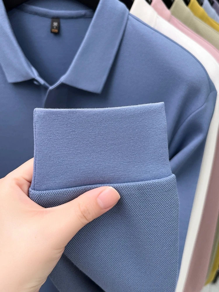 Premium Cotton Polo Shirt - Bright Yellow Green (17 Colors Available) | 260g Mercerized Pima Cotton | Classic Essential Style