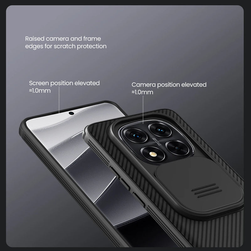 Nillkin For Xiaomi Redmi Note 14/14 Pro Plus 5G Case CamShield Pro Slide Camera Protection Back Cover For Xiaomi Poco X7 5G Case