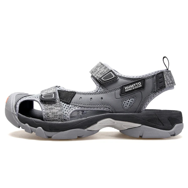HUMTTO Summer Sandals Breathable Hiking Shoes for Men Outdoor Water Beach Mens Sandals Camping Fishing Climbing Aqua Sneaker Man
