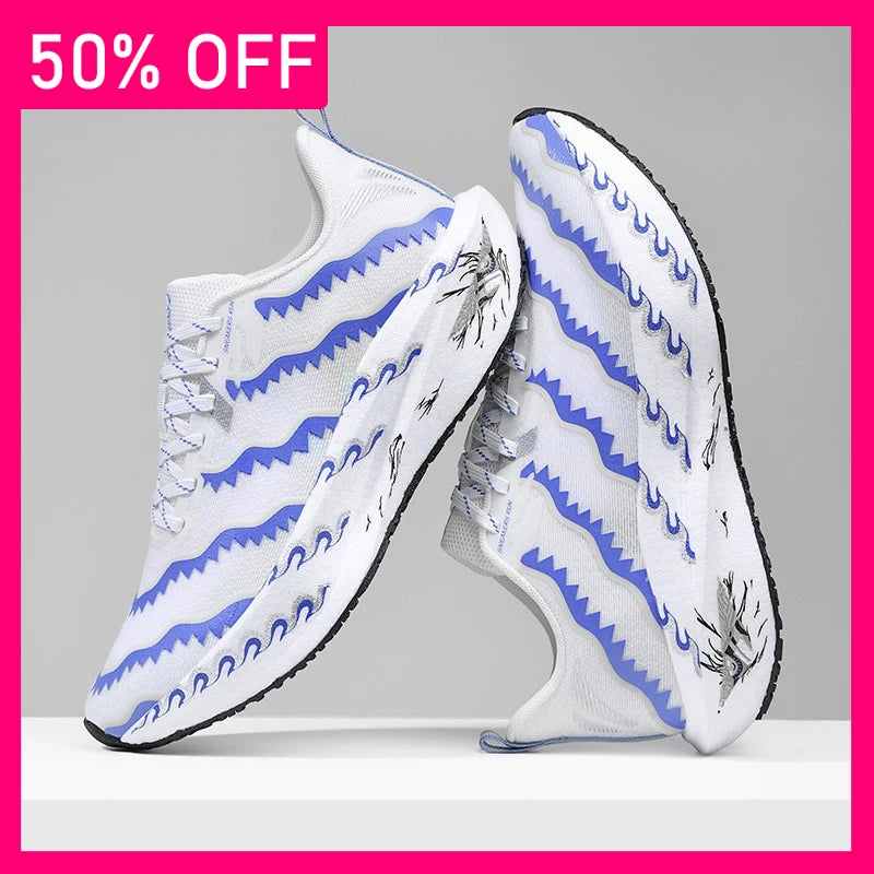 Unisex Sports Shoes Breathable Mesh Comfort Outdoor Running Anti Slip Shock-absorbing Soft Sole New Professional Training Shoes
