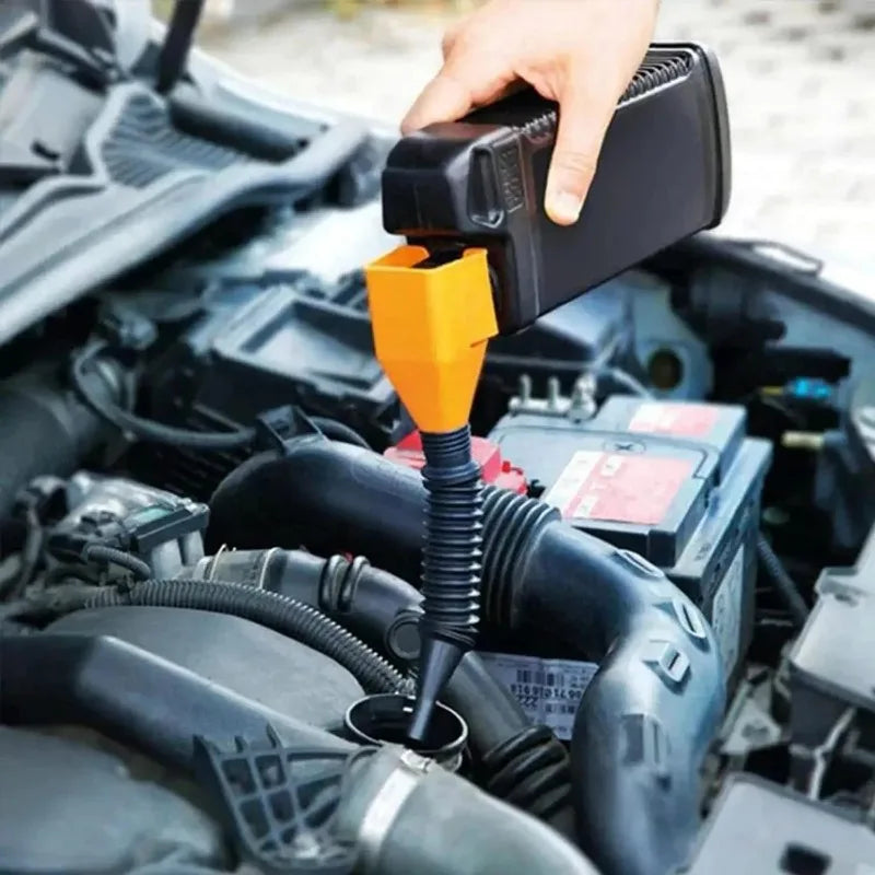 1/2pcs Collapsible Funnels/Transferring Gasoline in And Motorcycles/Designed for Flexible Draining And Filtering.Repair tools