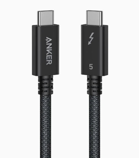 ខ្សែទិន្នន័យ ANKER Thunderbolt 5 មុខងារពេញលេញជាមួយនឹងការបញ្ជូន 120Gbps និងអេក្រង់បង្ហាញរូបភាពច្បាស់ខ្ពស់ 16K ស័ក្តិសមសម្រាប់កុំព្យូទ័រ