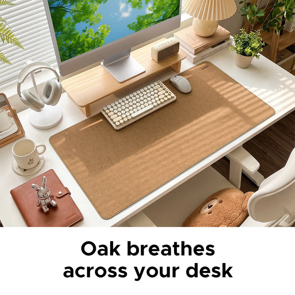 ORICO Double-side Large Mouse Pad Gaming MousePad Computer PU Leather PC Desk Mat Cork Ultra Thin keyboard pad Waterproof
