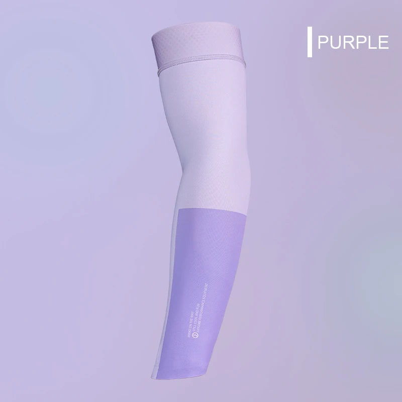 INBIKE Arm Cycling Sleeves Man Bicycle Riding UV Protection Sleeves Sunscreen Arm Cover Ice Silk Arm Cover Bicycle Accessories