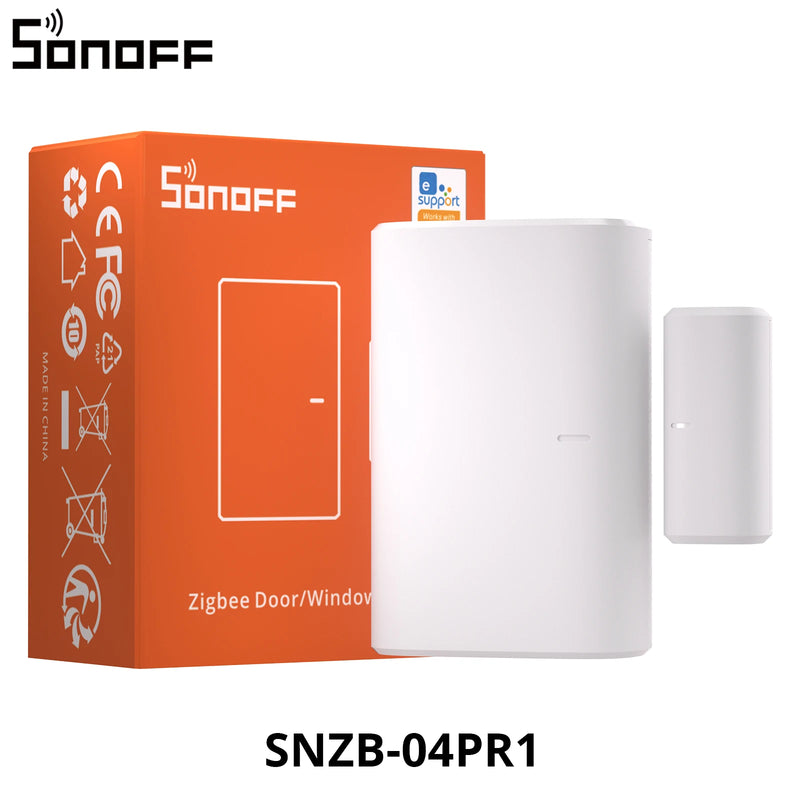 SONOFF SNZB-04PR1 Zigbee3.0 Door Window Sensor Tamper Alert Local Smart Scene Control Work with Alexa Google Home via Zigbee Hub