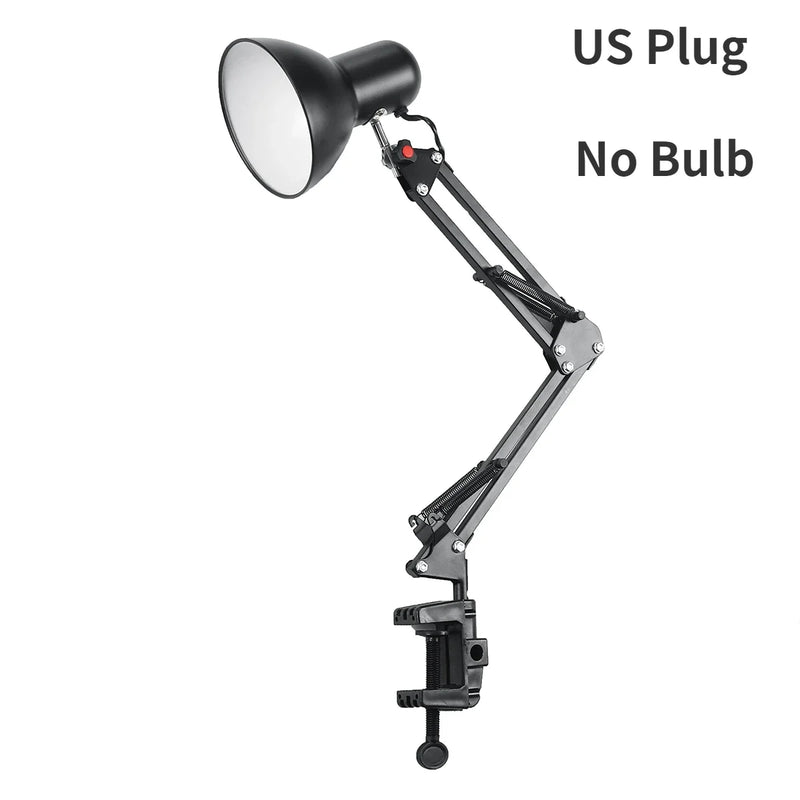 ចង្កៀងតុ LED ដែលអាចបត់បែនបាន ការិយាល័យនៅផ្ទះ ចង្កៀងតុទំនើប ចង្កៀងដែកស្ថាបត្យករ ចង្កៀងអានបត់បាន