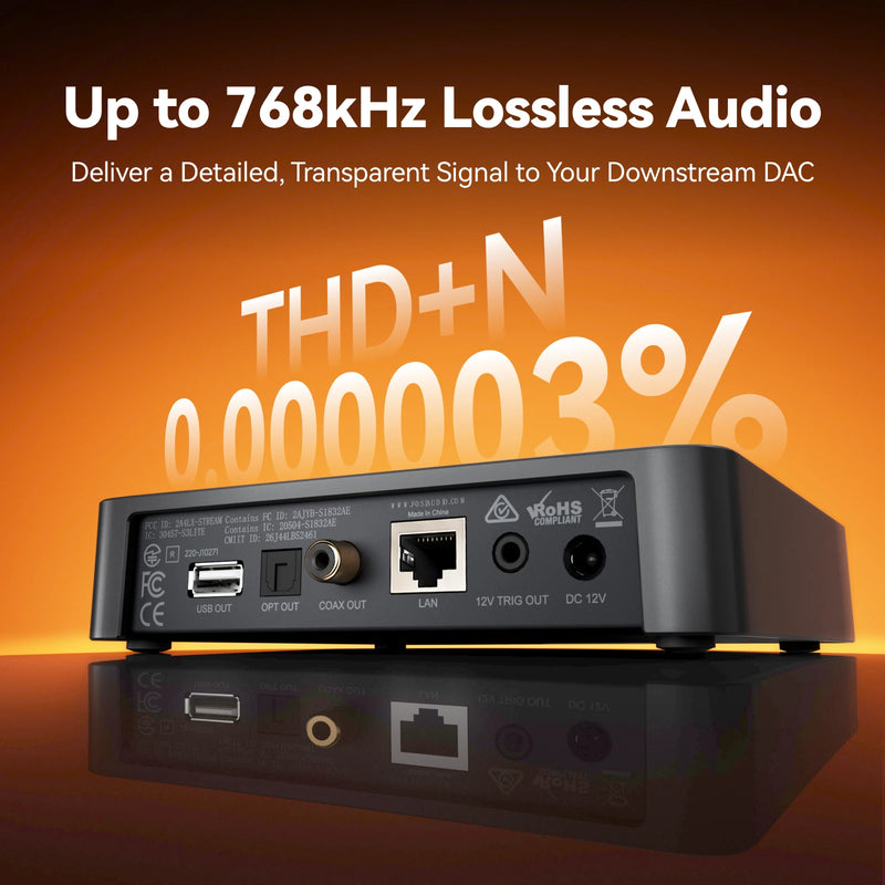 Fosi Audio S3 Lite ឧបករណ៍ចាក់តន្ត្រី Hifi ឥតខ្សែ ប៊្លូធូស ឌីជីថល ដឹកជញ្ជូន បណ្តាញ ឧបករណ៍ចាក់អូឌីយ៉ូ គាំទ្រ AirPlay Qobuz Connect