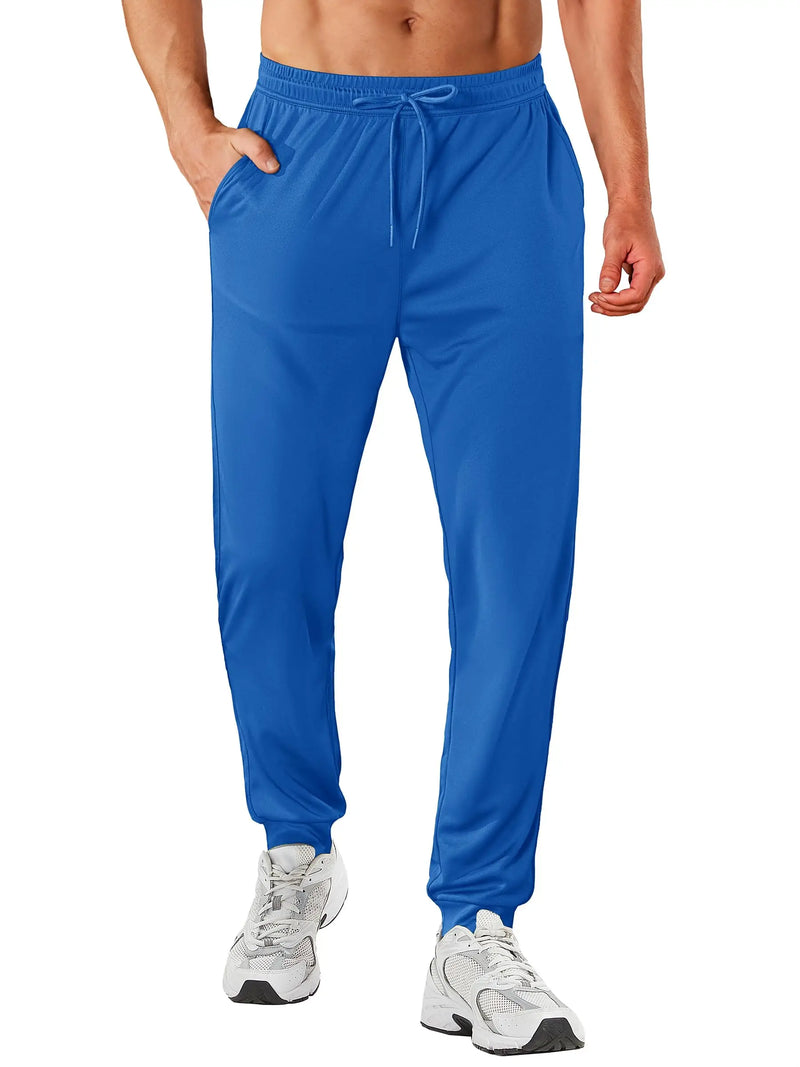 TACVASEN Lightweight Sport Pants Mens Quick Dry Elastic Waist Running Pants Outdoor Gym Workout Athletic Pants Sweatpants Jogger