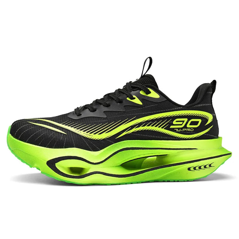 Unisex Sports Shoes Rebound Cushioning Soft Sole Professional Training Shoes Light Marathon Fitness Comfortable Running Shoes