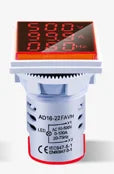 TOMZN AC 60-500V 1-100A LED Digital Voltmeter Ammeter Hertz HZ Signal Lights 220V Voltage Current Meter Volt Amp Tester Detector