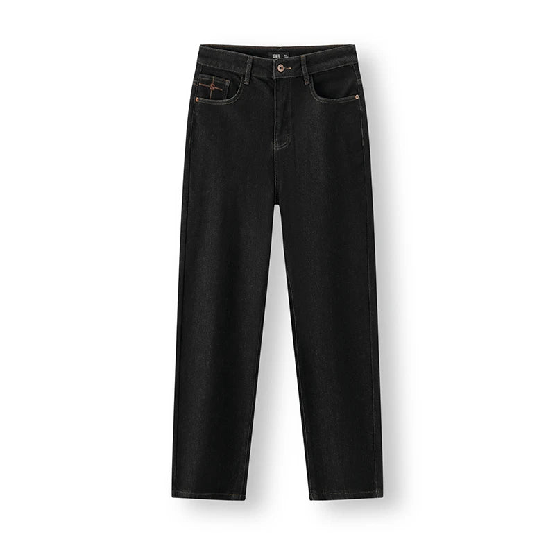 Semir Men Denim Jeans Cotton Stretch Regular Fit Straight Leg Vintage Wash Modern Style Versatile 2026 New Winter Daily Wear
