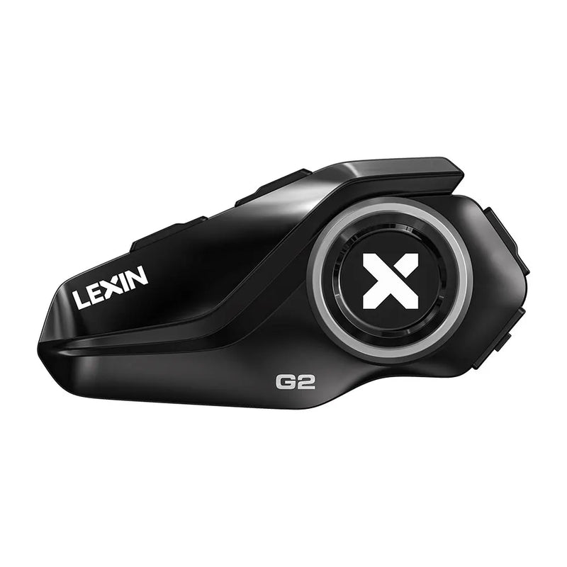 Lexin G2P Motorcycle Intercom Helmet Bluetooth Headsets,Handsfree Communicator Up to 6 Riders Interphone with FM Radio