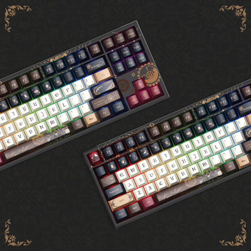 Akko 5087 V5 Mechanical Keyboard TKL 88 Keys Per-Key Flex-Cut Hot-swappable ARGB 8K Polling Rate Wireless Custom Gaming Keyboard