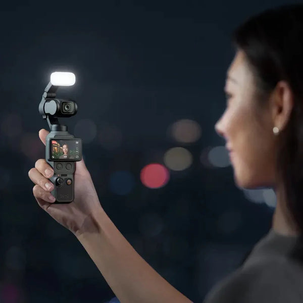 DJI Osmo Pocket 4 Fill Light Magnetic LED Light Adjustable Brightness for Vlog Shooting
