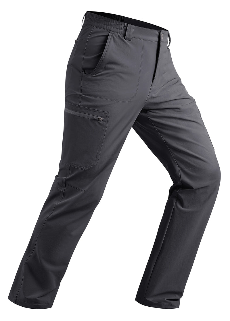 TACVASEN Men's Hiking Cargo Pants Summer Outdoor Lightweight Quick Dry Casual Water Resistant Fishing Work Stretch Pants