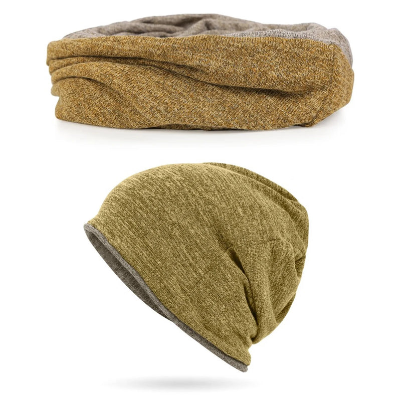 Winter Warm Hat Adult Cotton Wool Hats Soft Fordable Bonnet Unisex  Slouchy Winter Hats Casual Beanies Outdoor Sports
