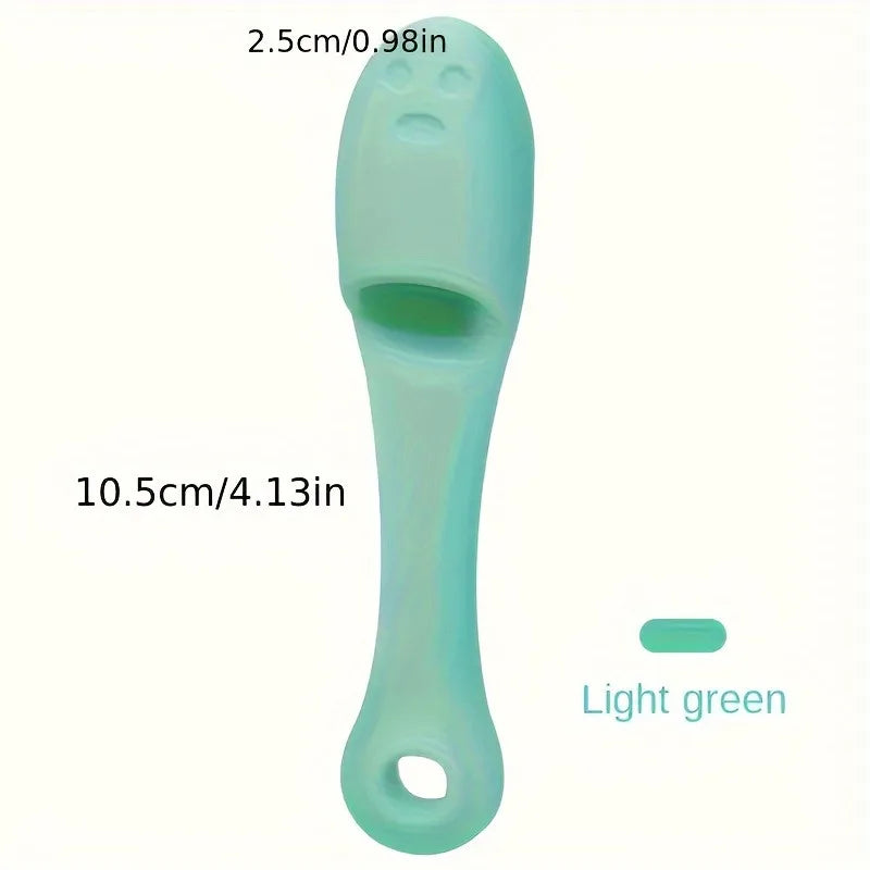 2pcs Silicone Finger Exfoliating Blackhead Brush Pore Cleansing Scrubber,for Nose Facial Deep Cleaning- Soft,Gentle and Elastic.