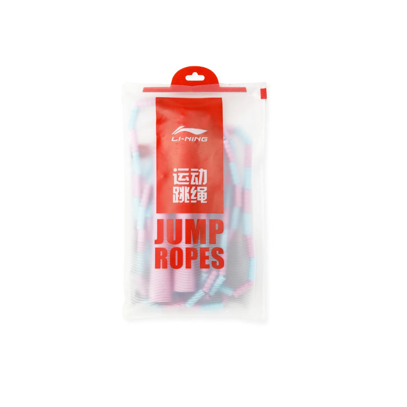 Li-Ning Unisex Jump Rope Fitness Tangle-Free Segmented Soft Beaded LiNing Men Women Skipping Rope AQEU033